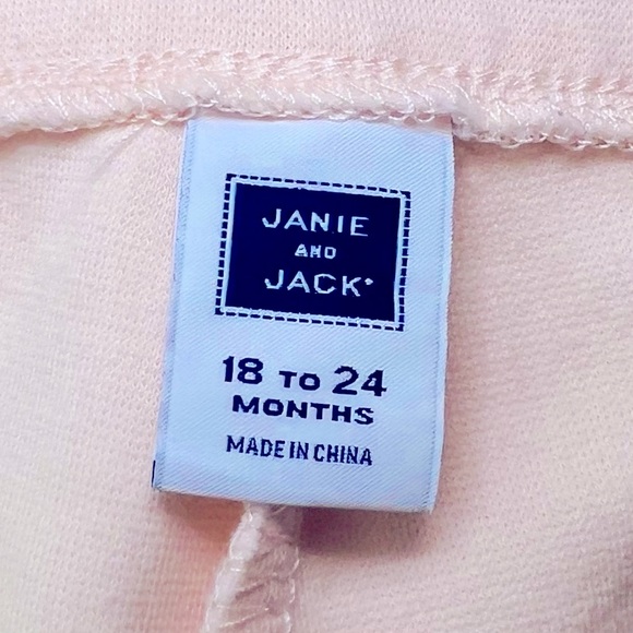 Janie & Jack Horse Top Riding Pant Set 18-24M Pink Suede Bow Equestrian Outfit - Picture 12 of 13